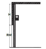 Вертикальный монтаж с нижним расположением вала секционные ворота