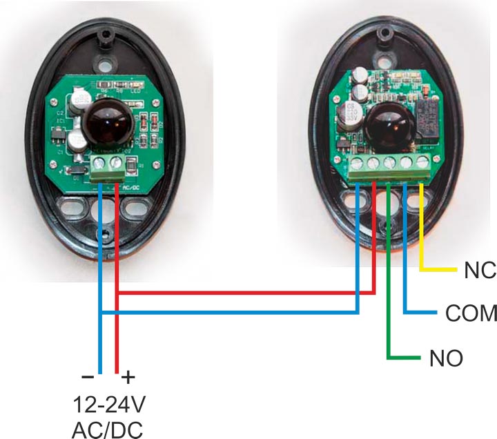Схема подключения фотоэлементов алютех к приводу откатных ворот