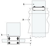 Раздвижные ворота своими руками: технические и монтажные размеры роликовой направляющей - рис.3