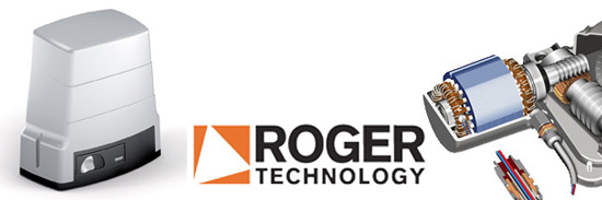 Электроприводы Roger Technology  для откатных ворота 
